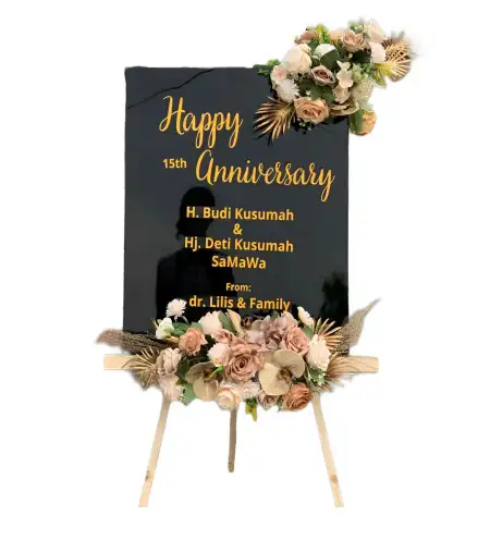 Papan Bunga Akrilik Kemplong